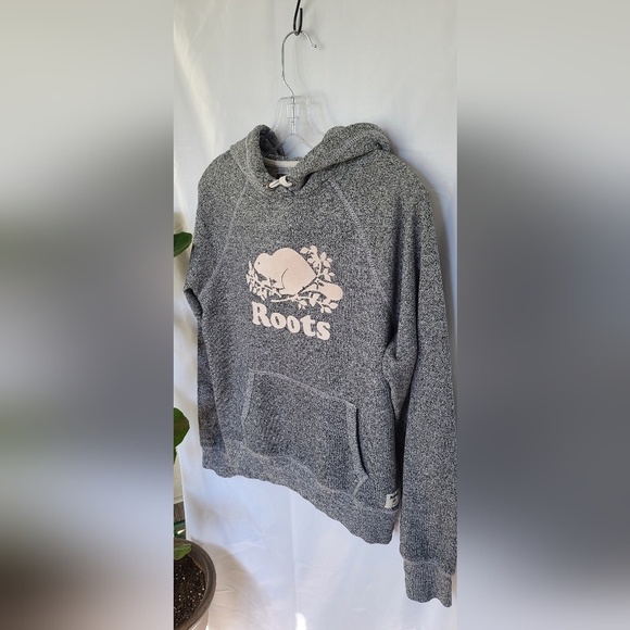 Roots Hoodie - Salt and Pepper  - size S - Picture 3 of 10